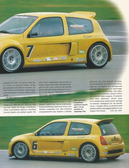 Renault Clio Sport Trophy.
